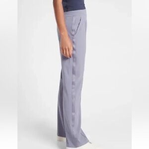 NWT  Athleta Women's Nolita Wide Leg Yoga Pants, Sz 6T, Slate Violet Blue